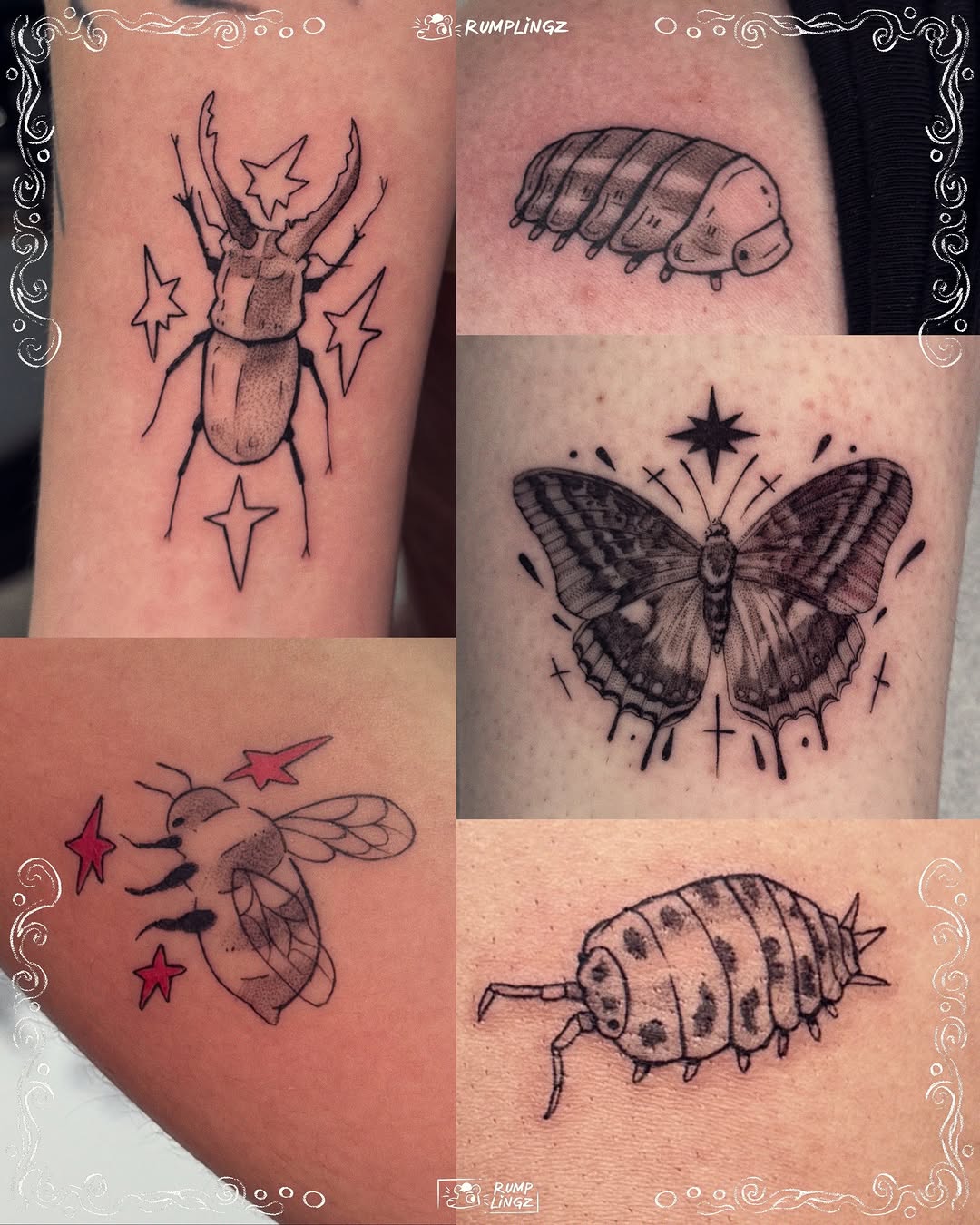 Tattoo by @rumplingz โ fine_line, black_and_grey