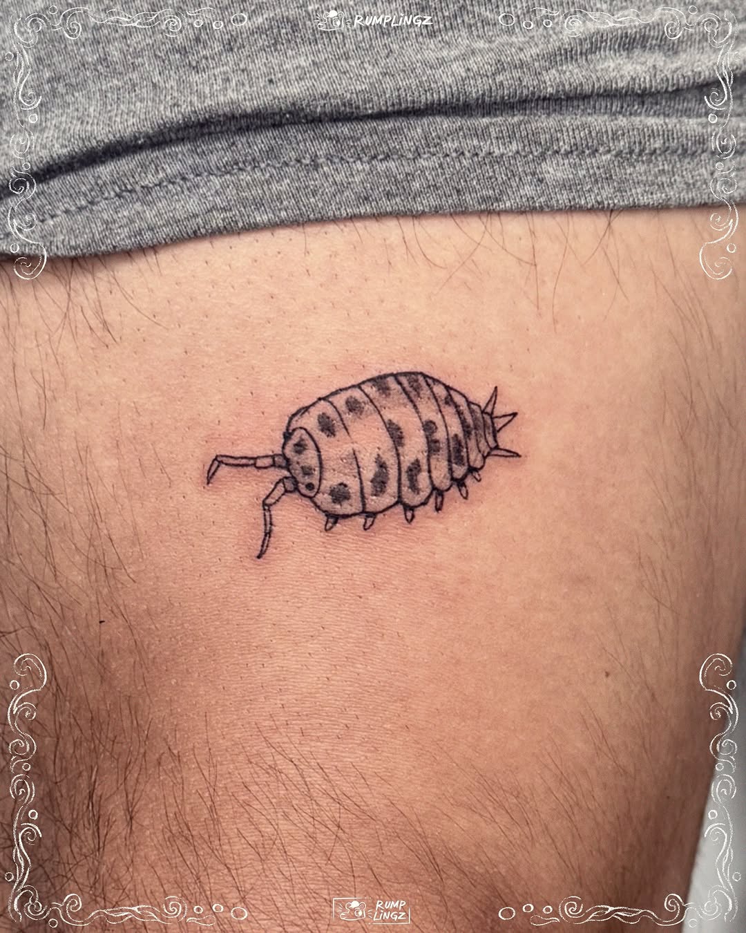 Tattoo by @rumplingz โ fine_line, black_and_grey