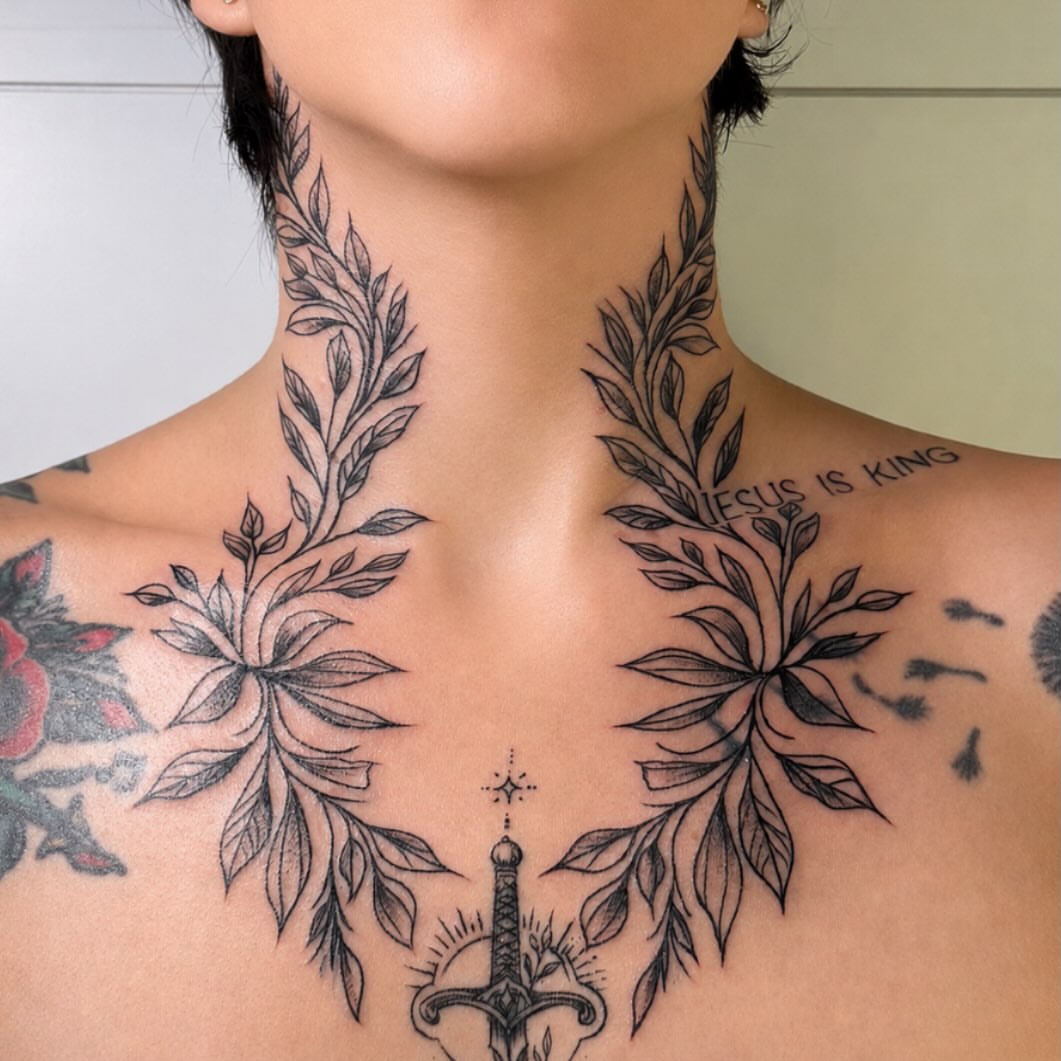 Tattoo by @1916ink — black_and_grey, ornamental