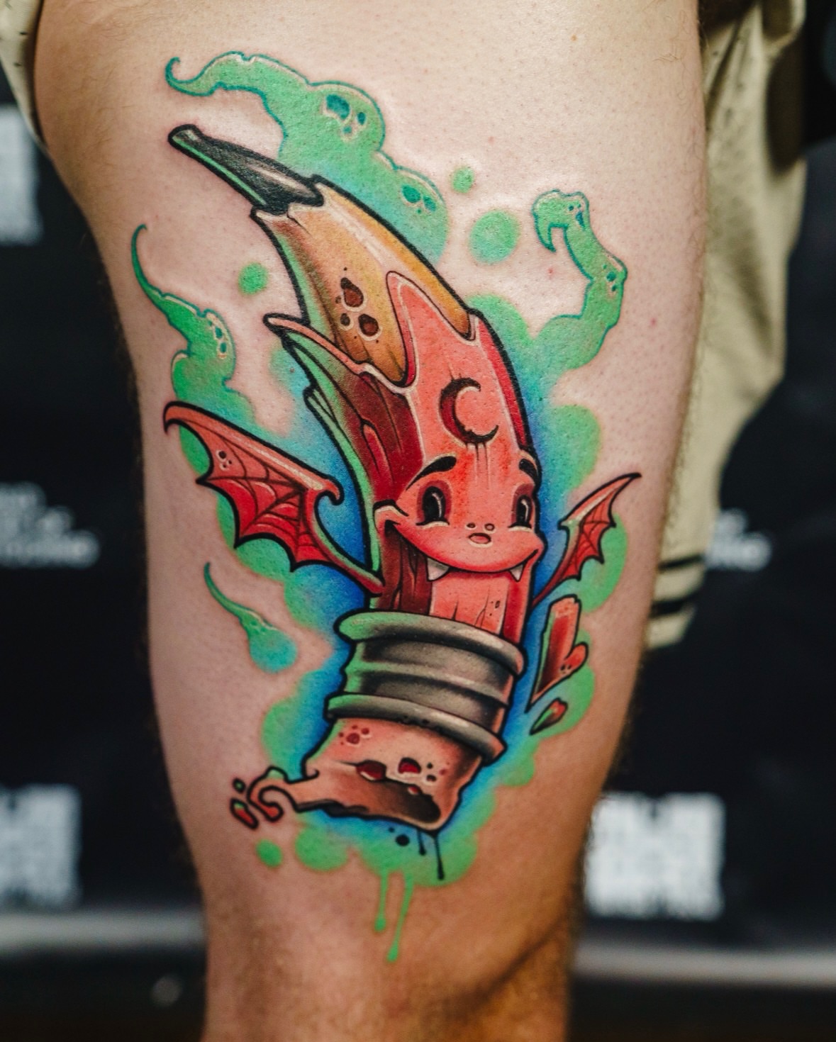 Tattoo by @willardtattoos — new_school, illustrative
