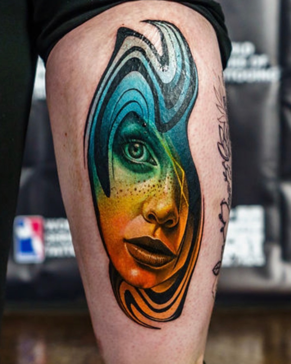 Tattoo by @willardtattoos — dotwork, realism
