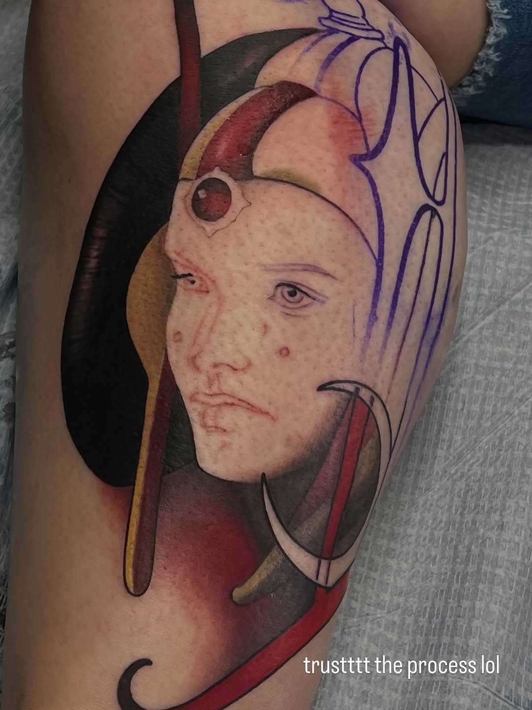 Tattoo by @madaciide — realism, trash_polka