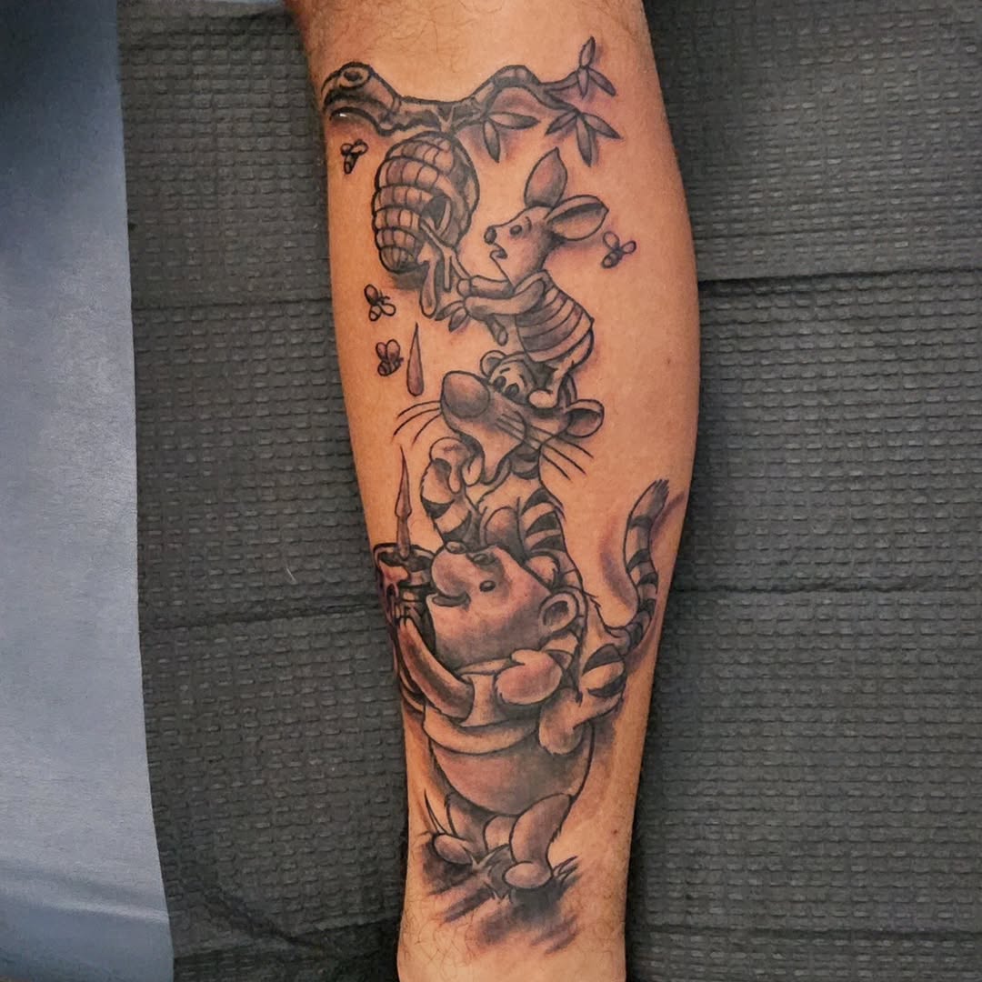 Anime tattoo on the forearm by Shane Watkins