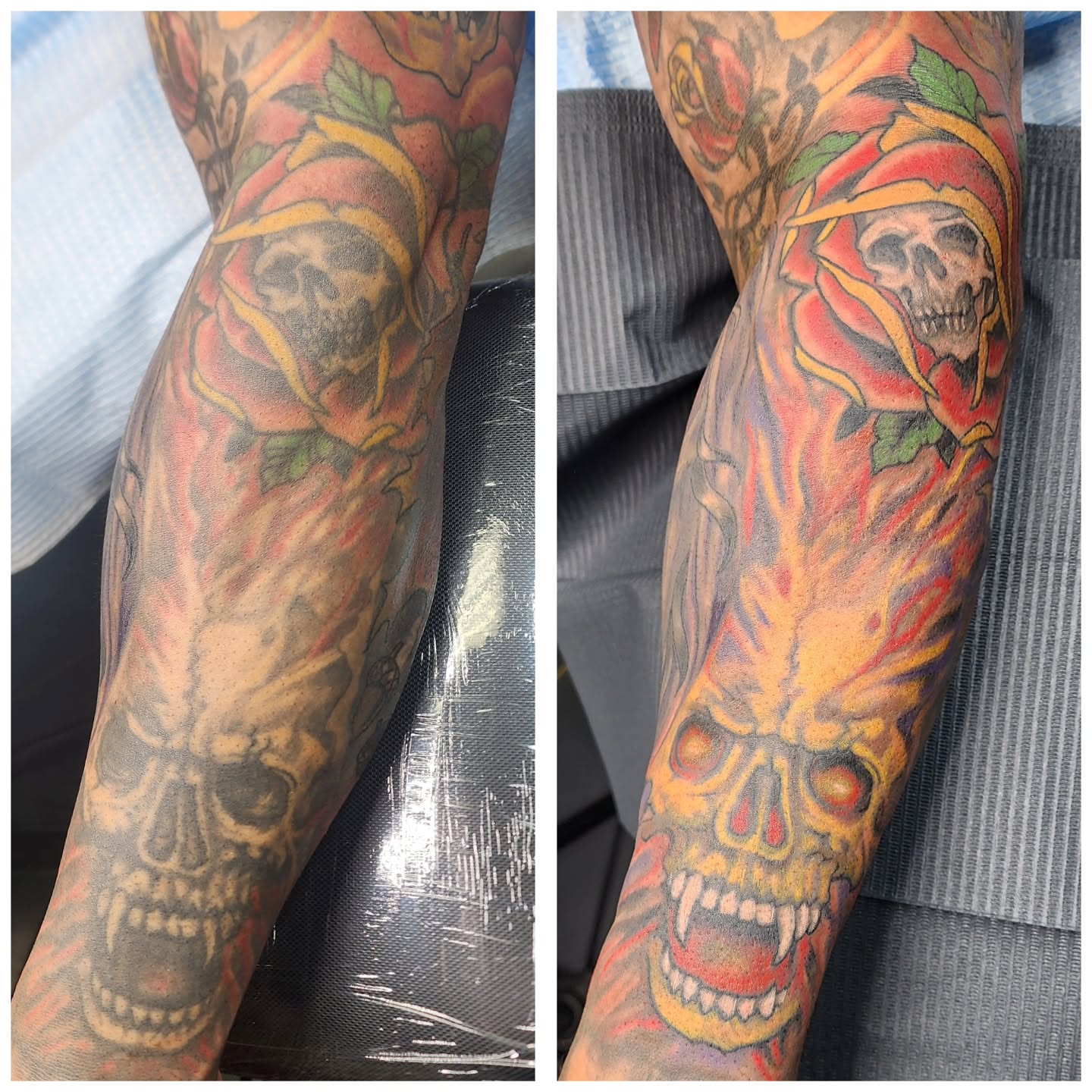 Tattoo by @soft.stabbin.sarah — american_traditional, dark_realism