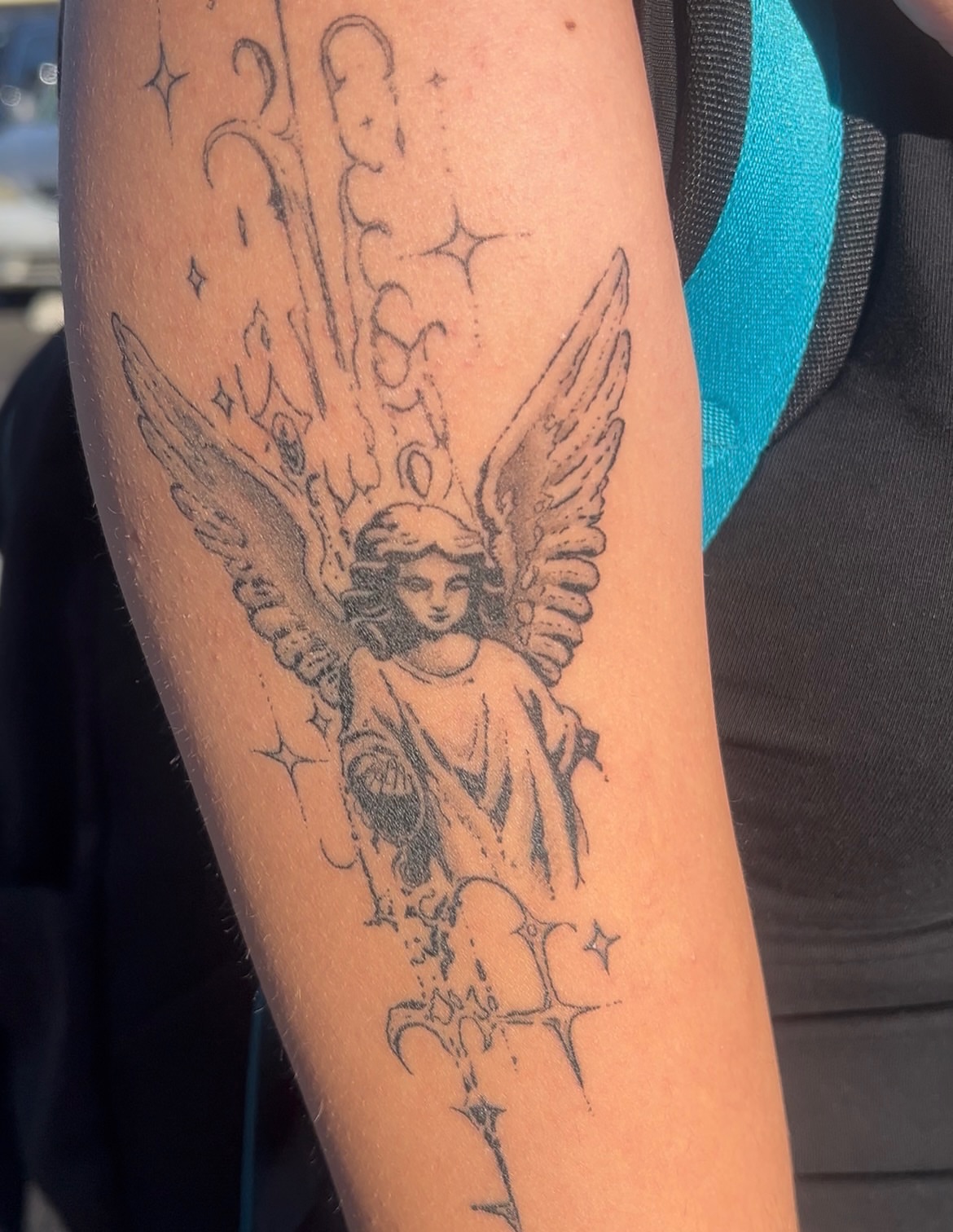 Tattoo by @inkyphoebe — black_and_grey