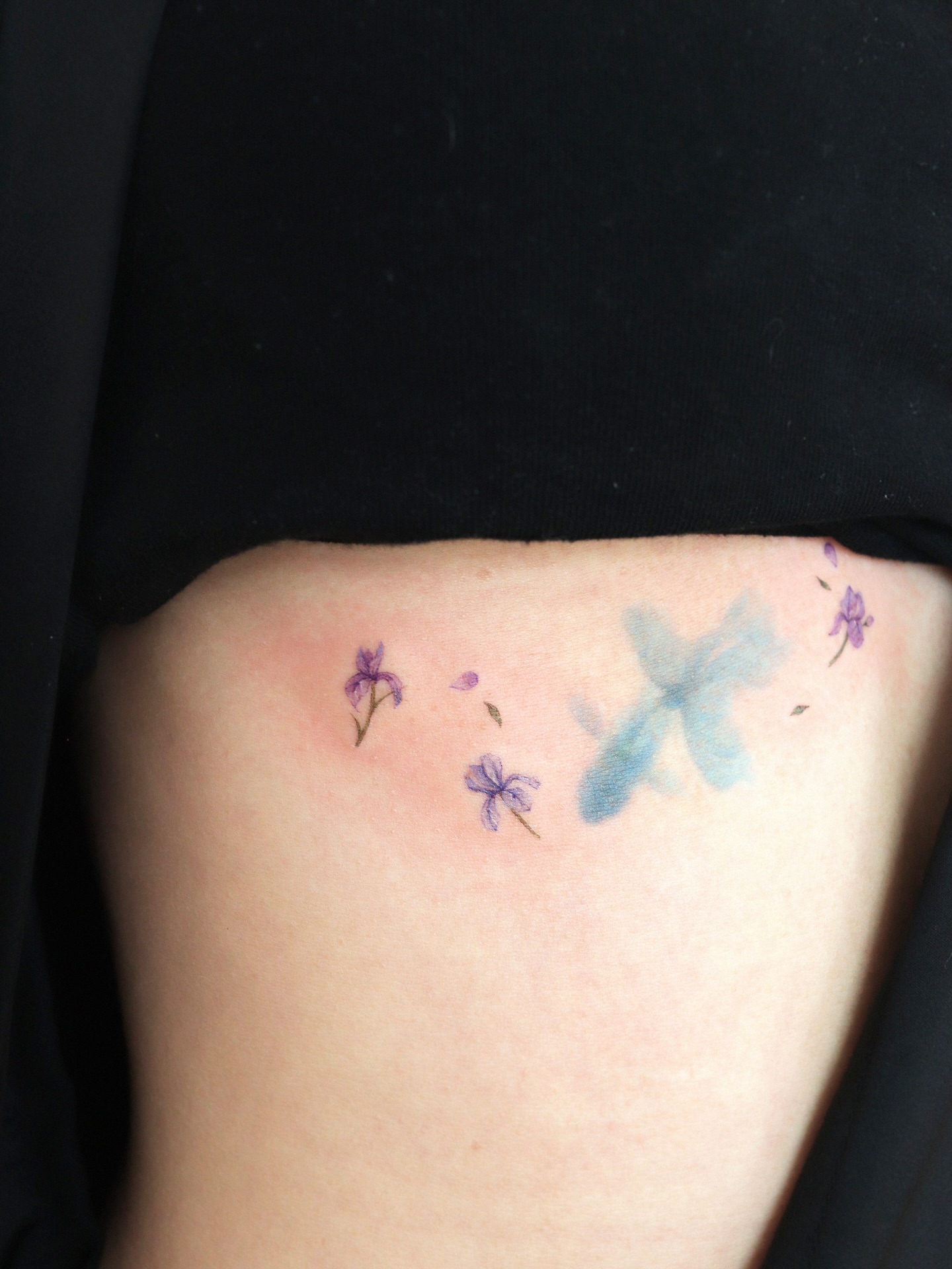 Tattoo by @vanilla__tattoo — watercolor