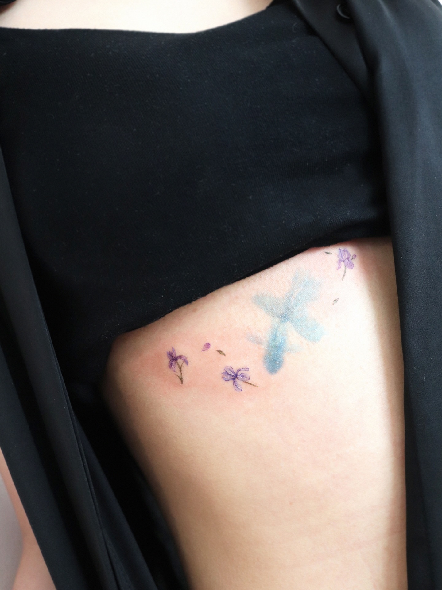 Tattoo by @vanilla__tattoo — watercolor
