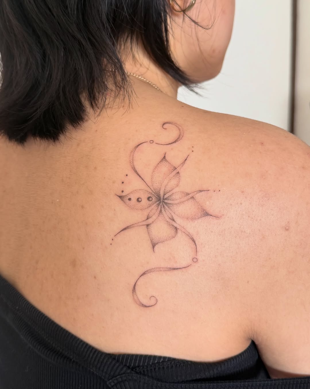 Tattoo by @so0mps — dotwork, fine_line
