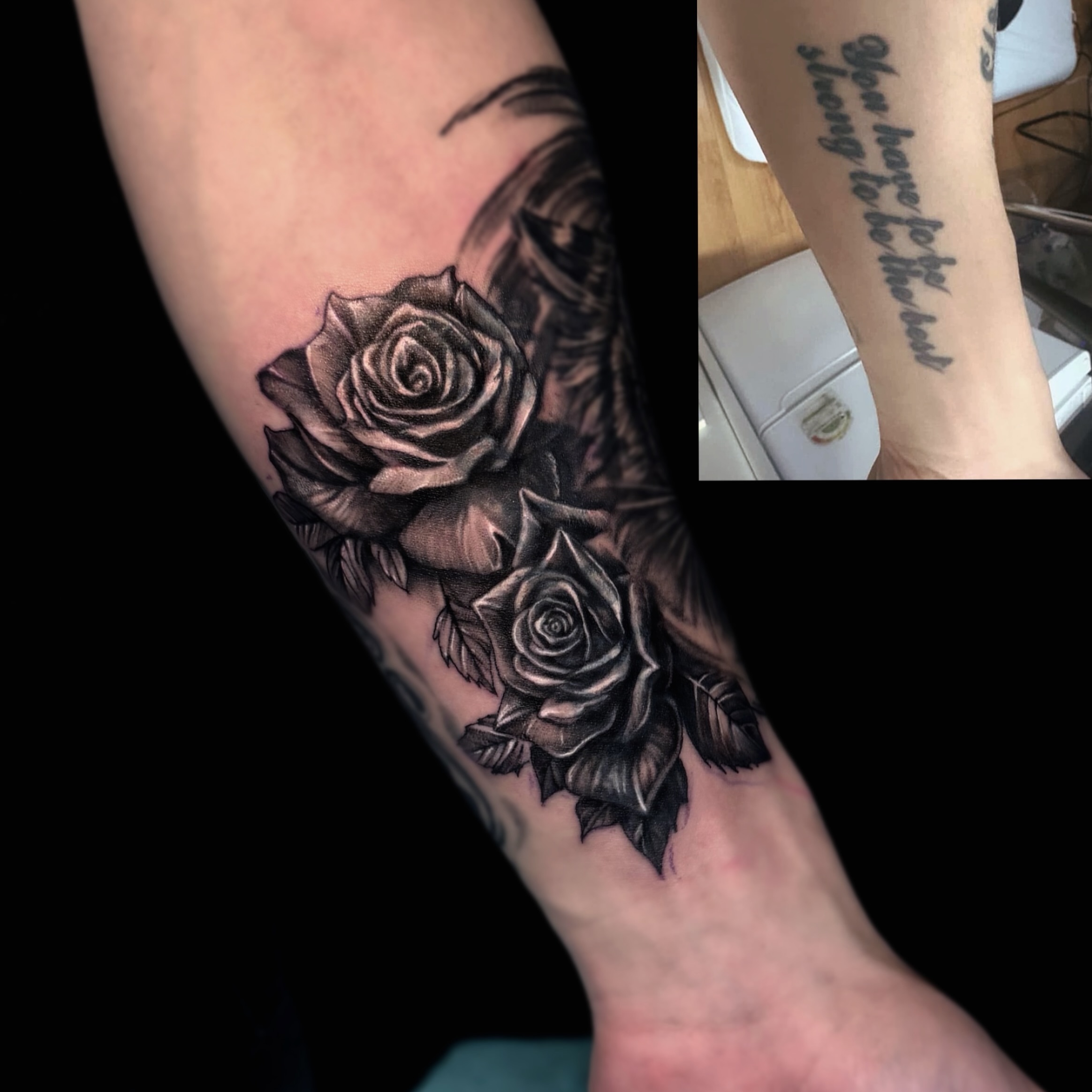 Tattoo by @hari__tattooer — black_and_grey, realism