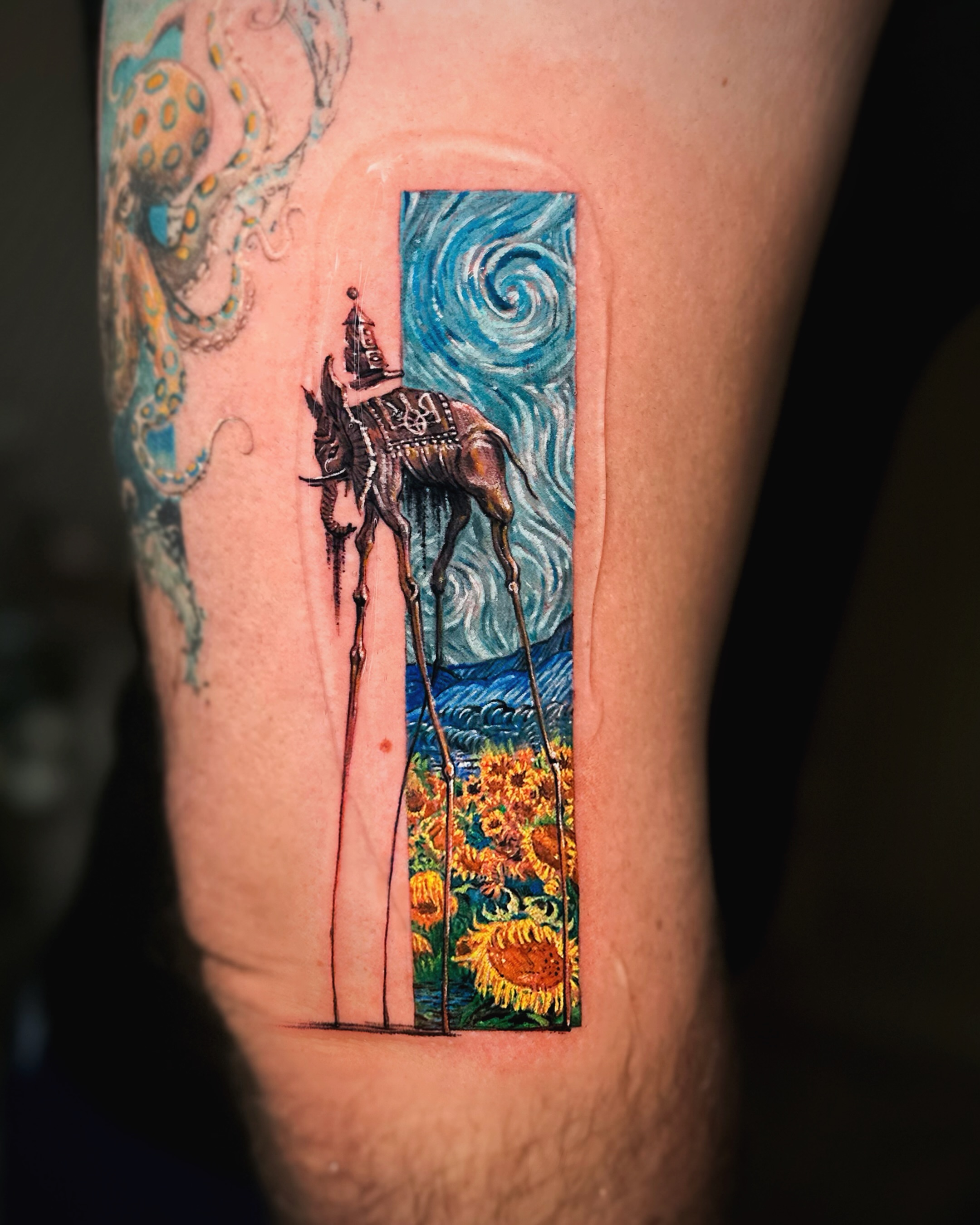 Tattoo by @tattooist_lani — illustrative, surrealism