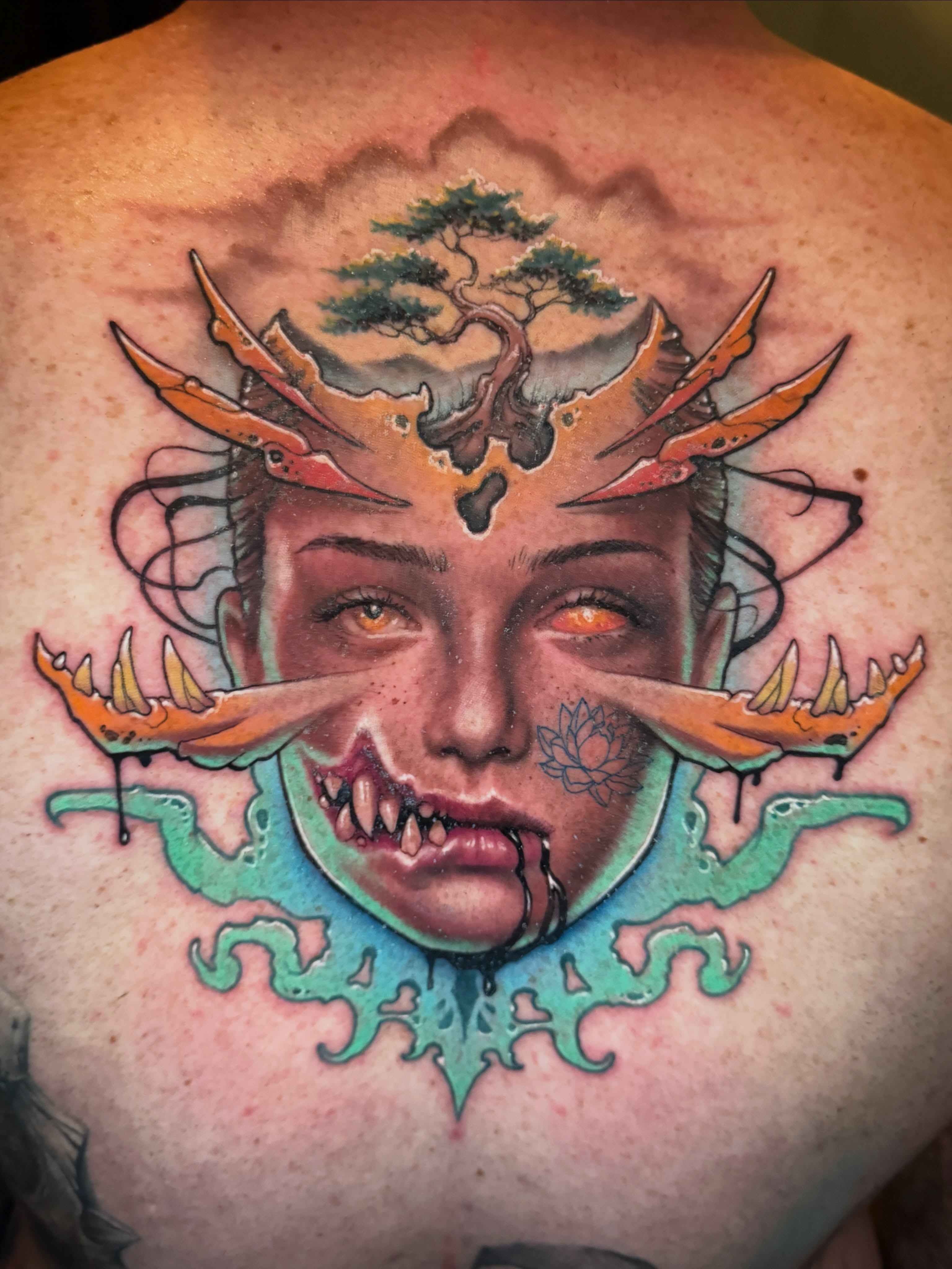 Tattoo by @willardtattoos — dark_realism, surrealism