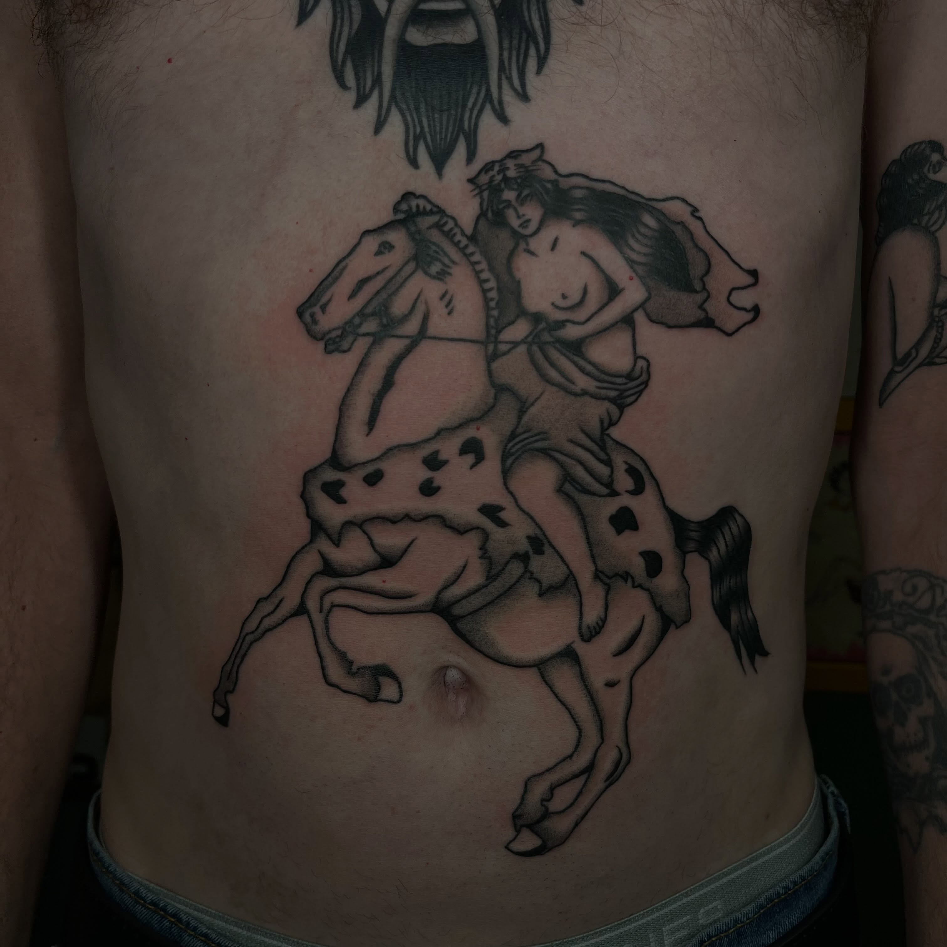 Tattoo by @medranotattoos — black_and_grey