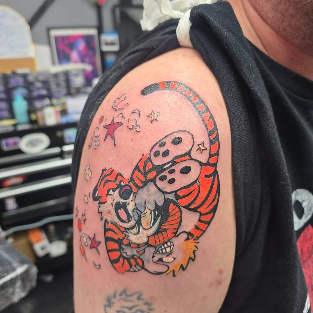 Tattoo by @madxtattoos — new_school, anime