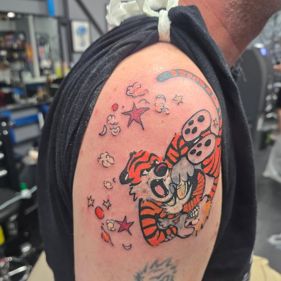 Tattoo by @madxtattoos — new_school, anime