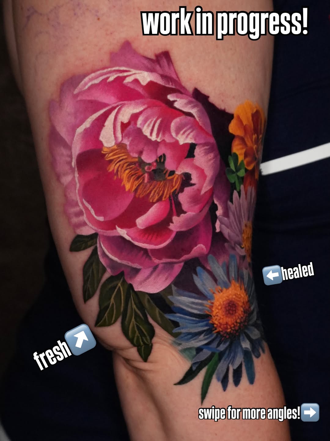 Tattoo by @sweetandoffbeat — realism, color