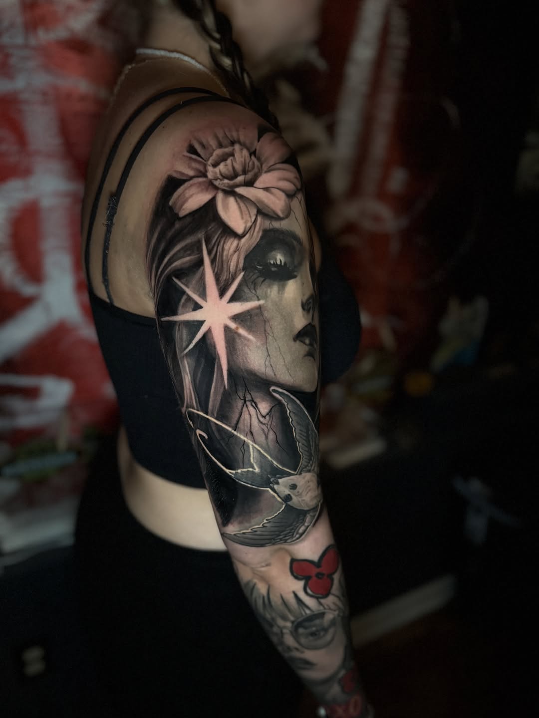 Tattoo by @artoftucker — realism, black_and_grey