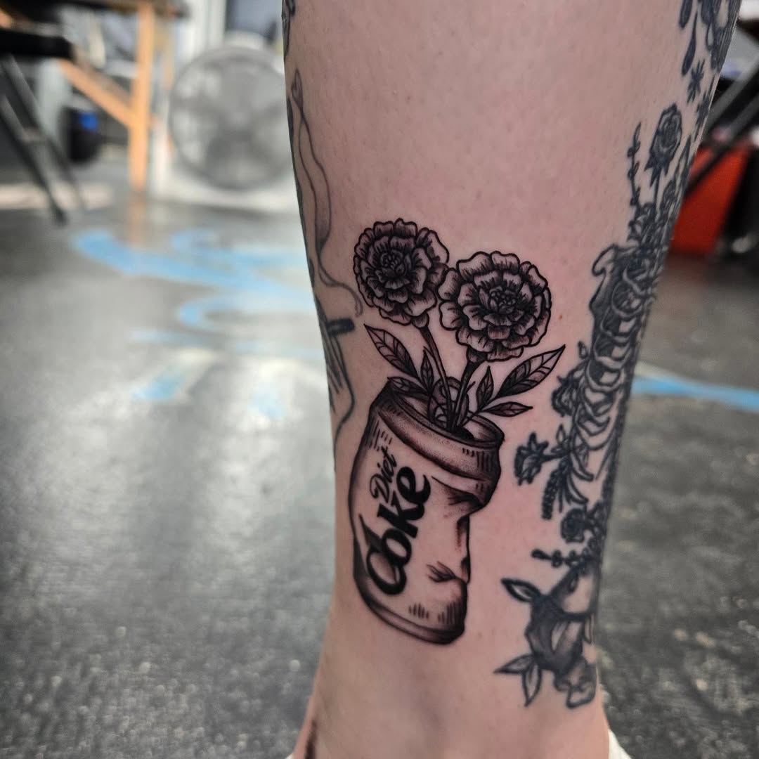 Tattoo by @madxtattoos — black_and_grey, realism