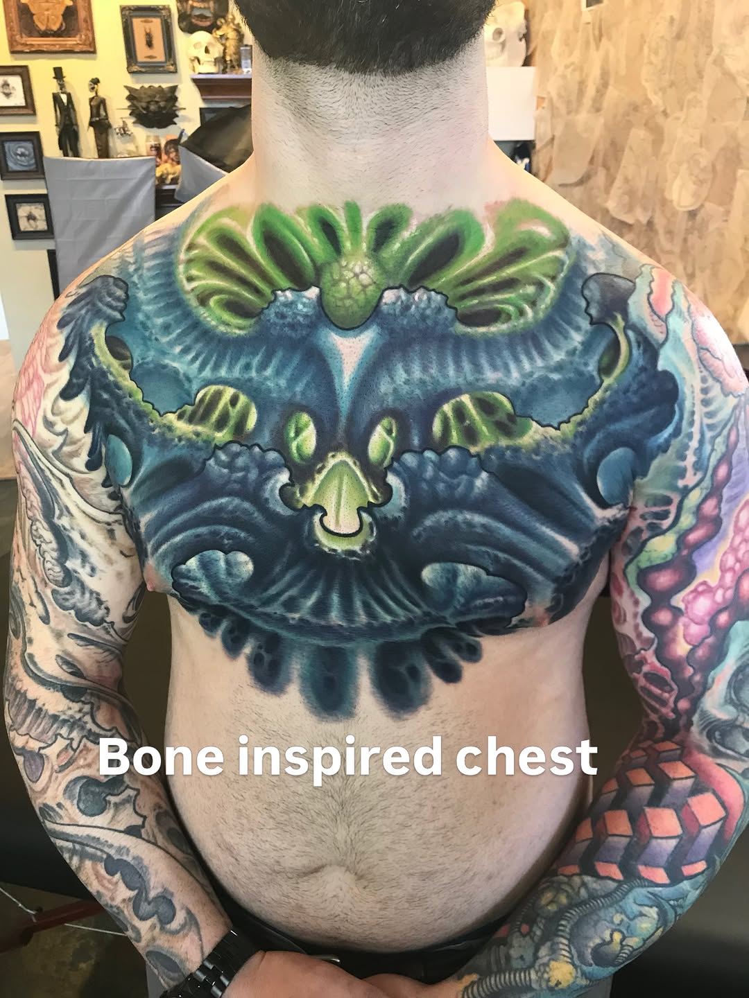 Tattoo by @tymcewen โ new_school, trash_polka