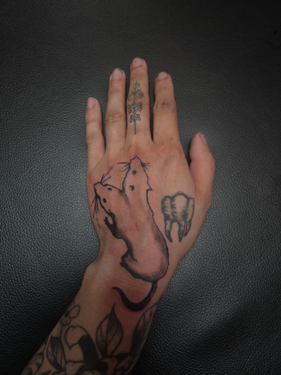 Tattoo by @bugpin7rl — black_and_grey, realism