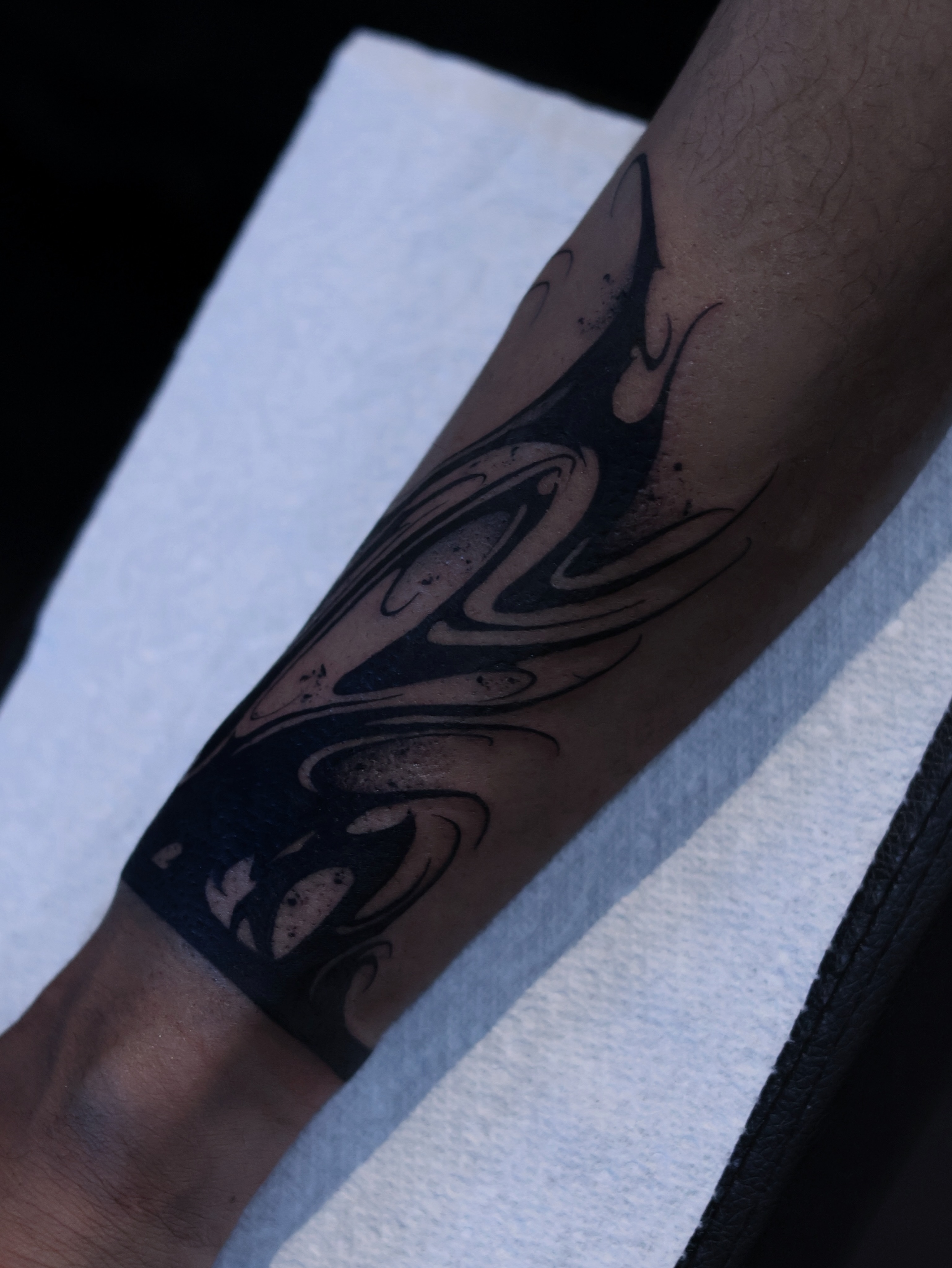 Tattoo by @moosongblack — black_and_grey