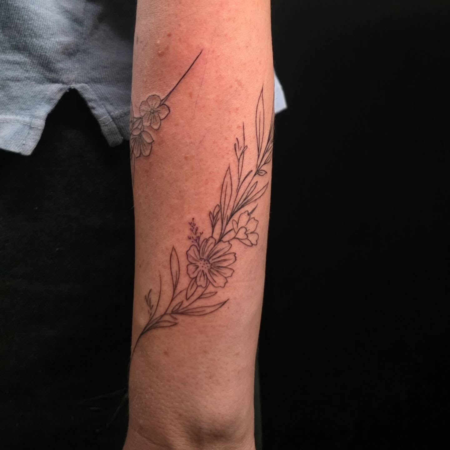 Tattoo by @_kosta_o — fine_line, black_and_grey