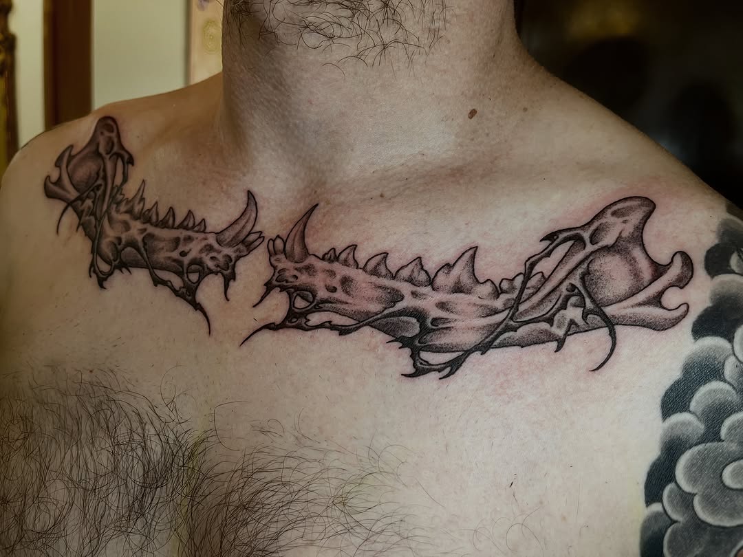 Tattoo by @czatattoos — black_and_grey, dark_realism