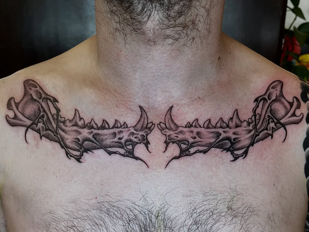 Tattoo by @czatattoos — black_and_grey, dark_realism
