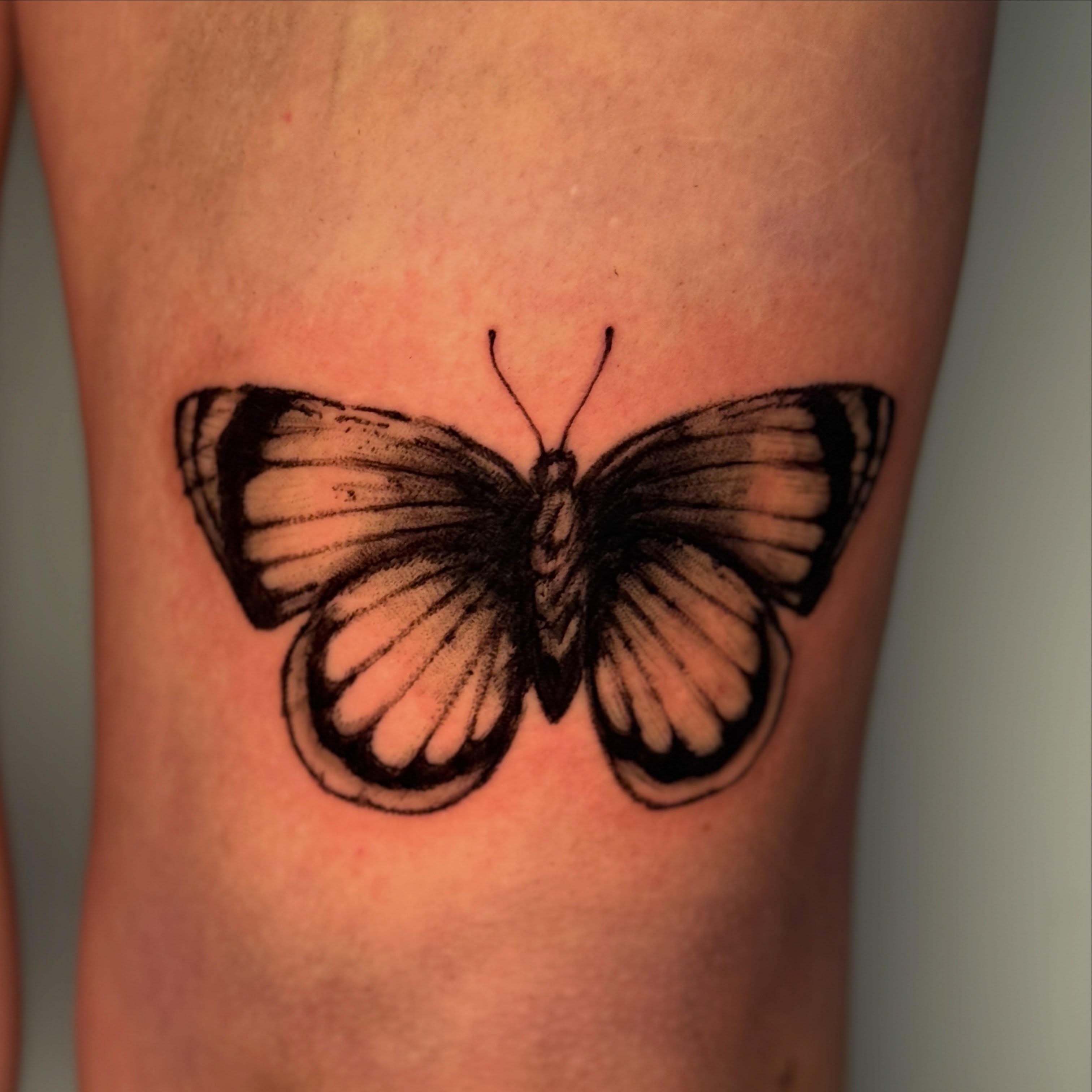 Tattoo by @ktyvink — black_and_grey