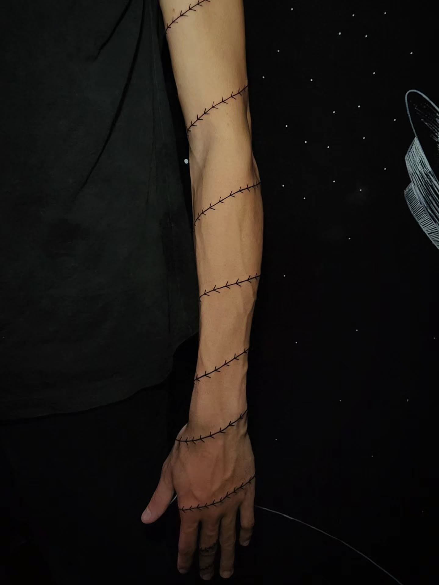 Tattoo by @dycotattoo — blackwork