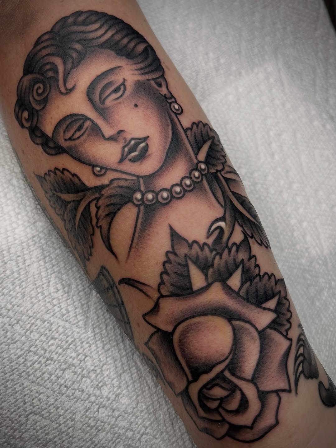 Tattoo by @mattalexandertattoo — american_traditional, black_and_grey