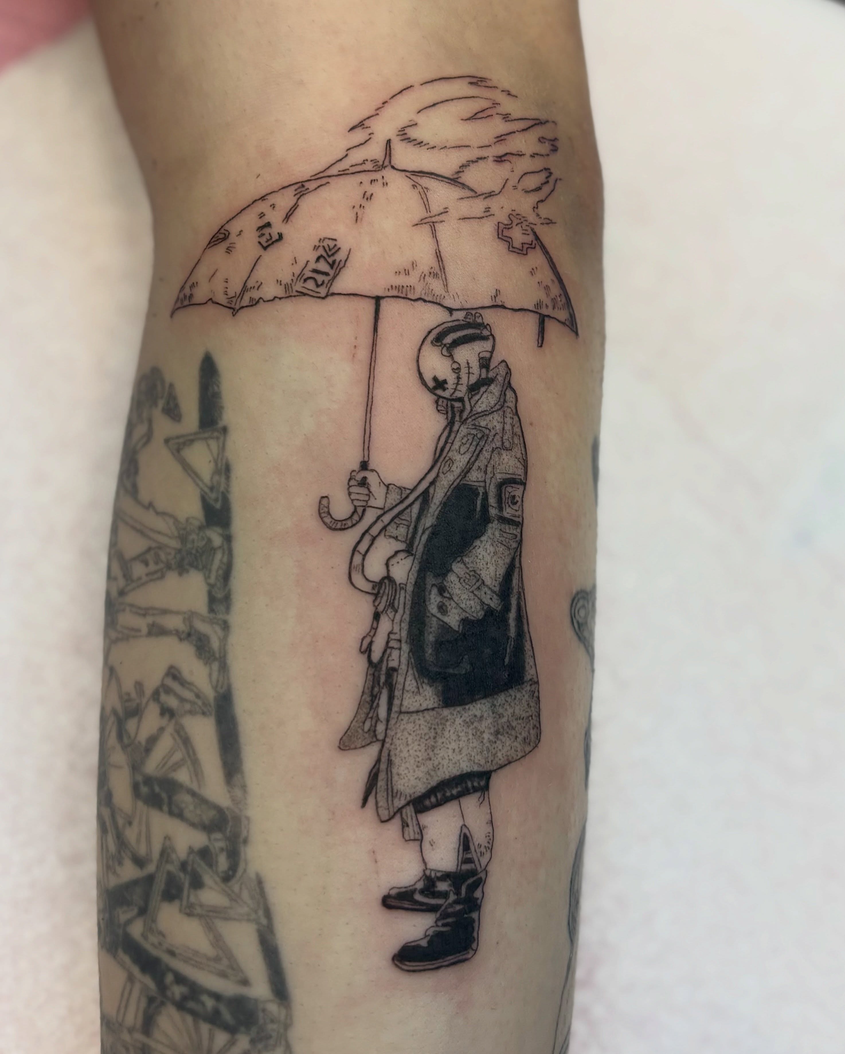 Tattoo by @neciatattoo — black_and_grey