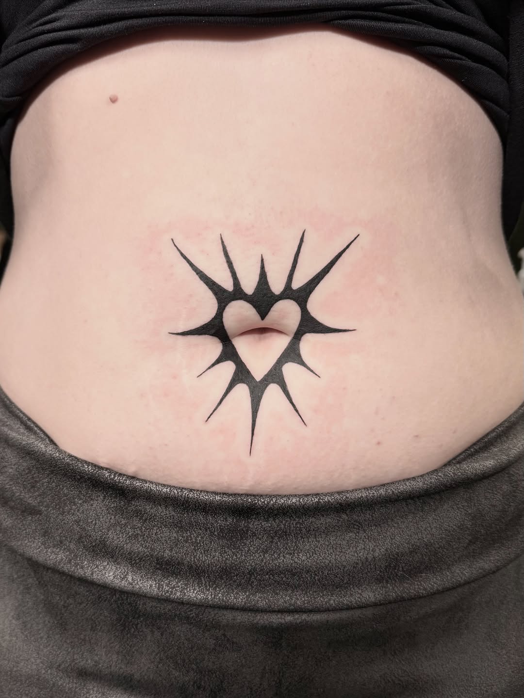 Tattoo by @hardcore.crybaby — blackwork