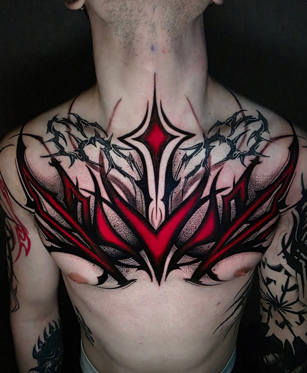 Tattoo by @kelseylorrae β blackwork, trash_polka