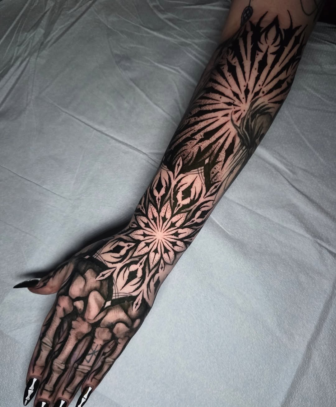 Tattoo by @kelseylorrae β black_and_grey, ornamental