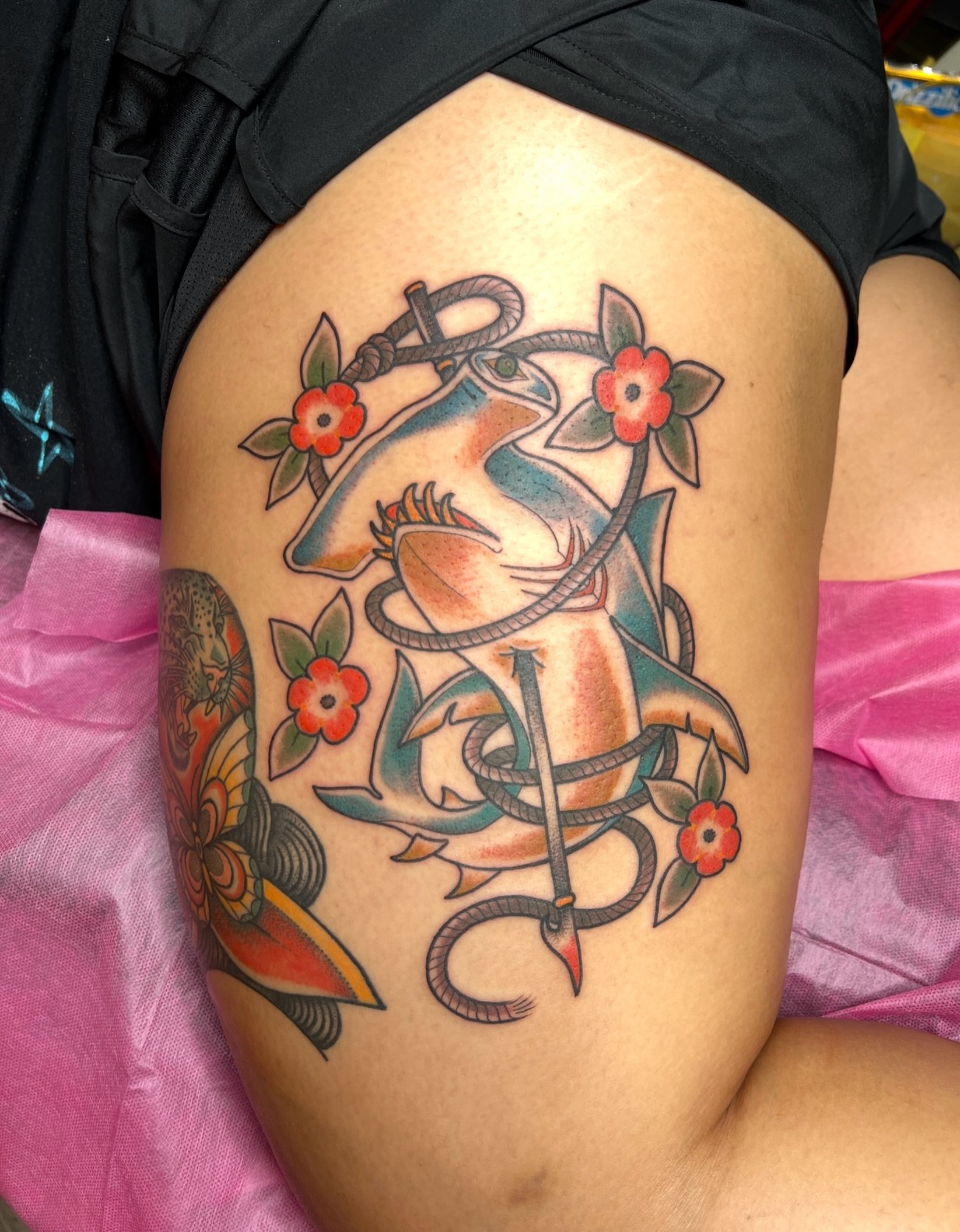 Tattoo by @brianaleflore — american_traditional