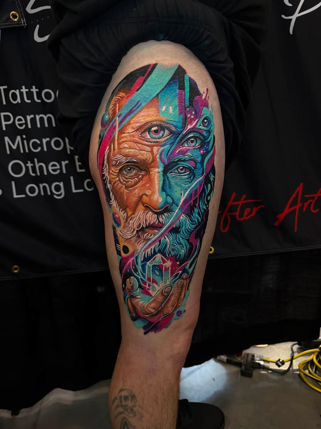 Tattoo by @zac_inkd — realism, trash_polka