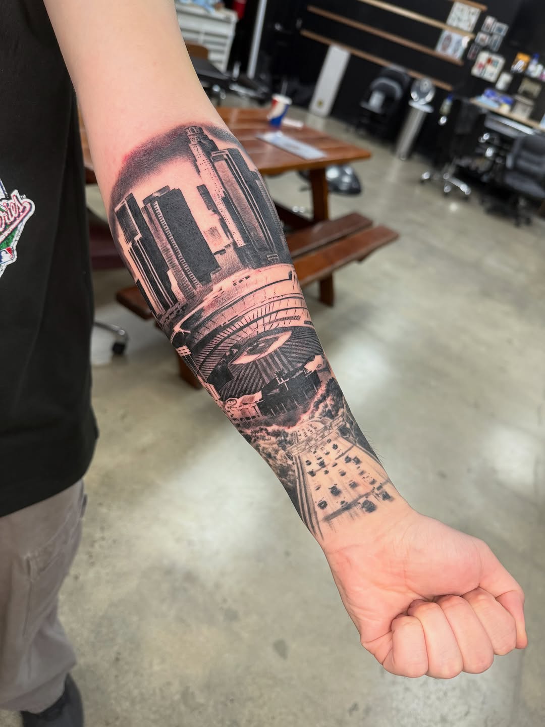 Tattoo by @_sloejamz_ — realism, black_and_grey
