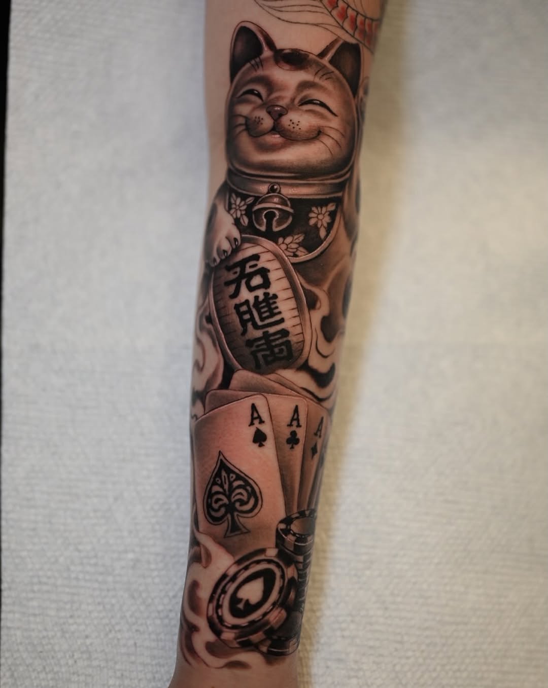 Tattoo by @tamnguyen1904 — japanese_irezumi, black_and_grey