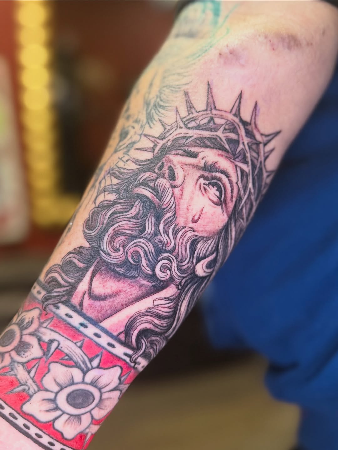 Tattoo by @nickweavertattoos — realism, black_and_grey