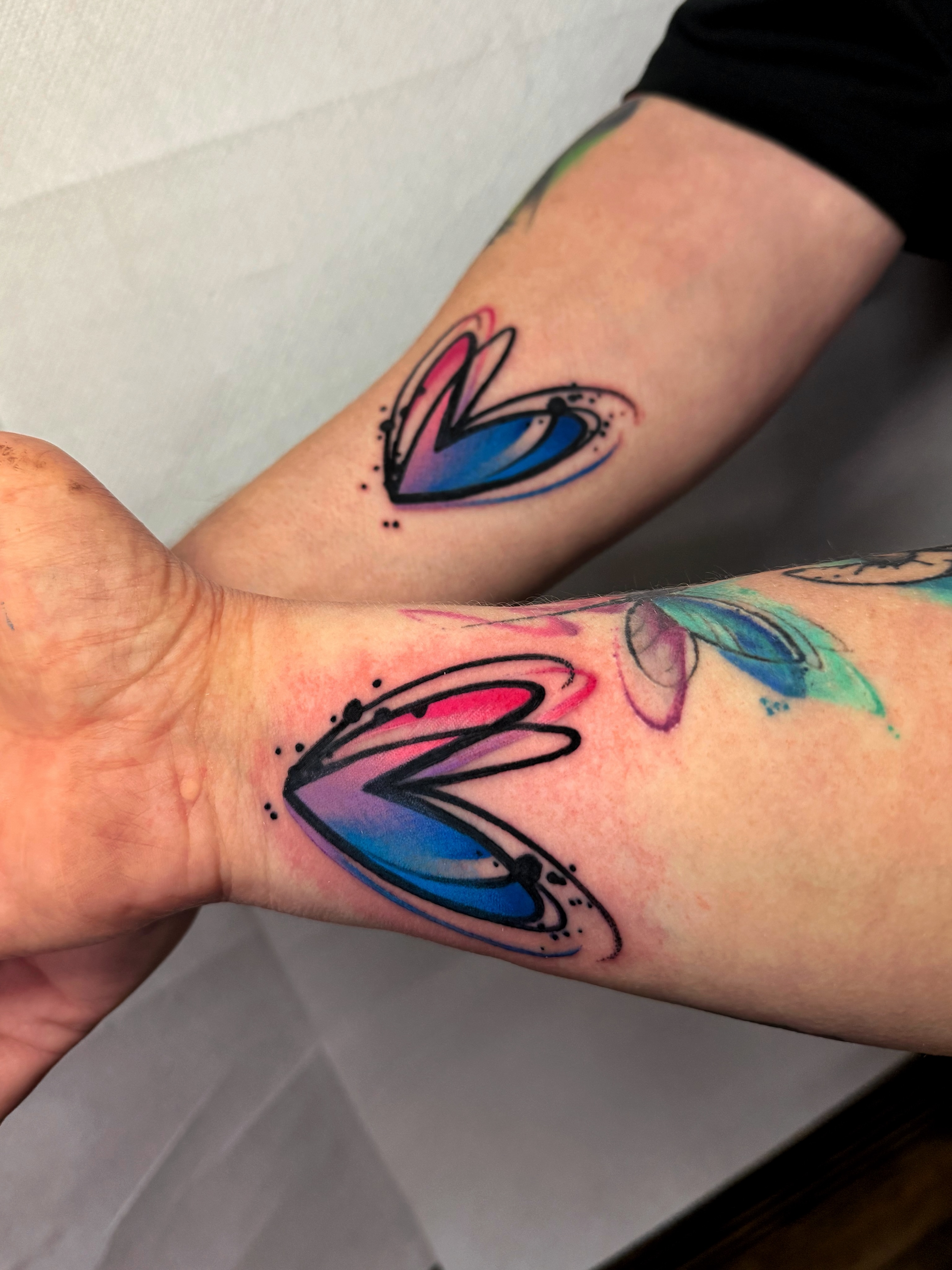 Tattoo by @martapoisontattoo โ dotwork, watercolor