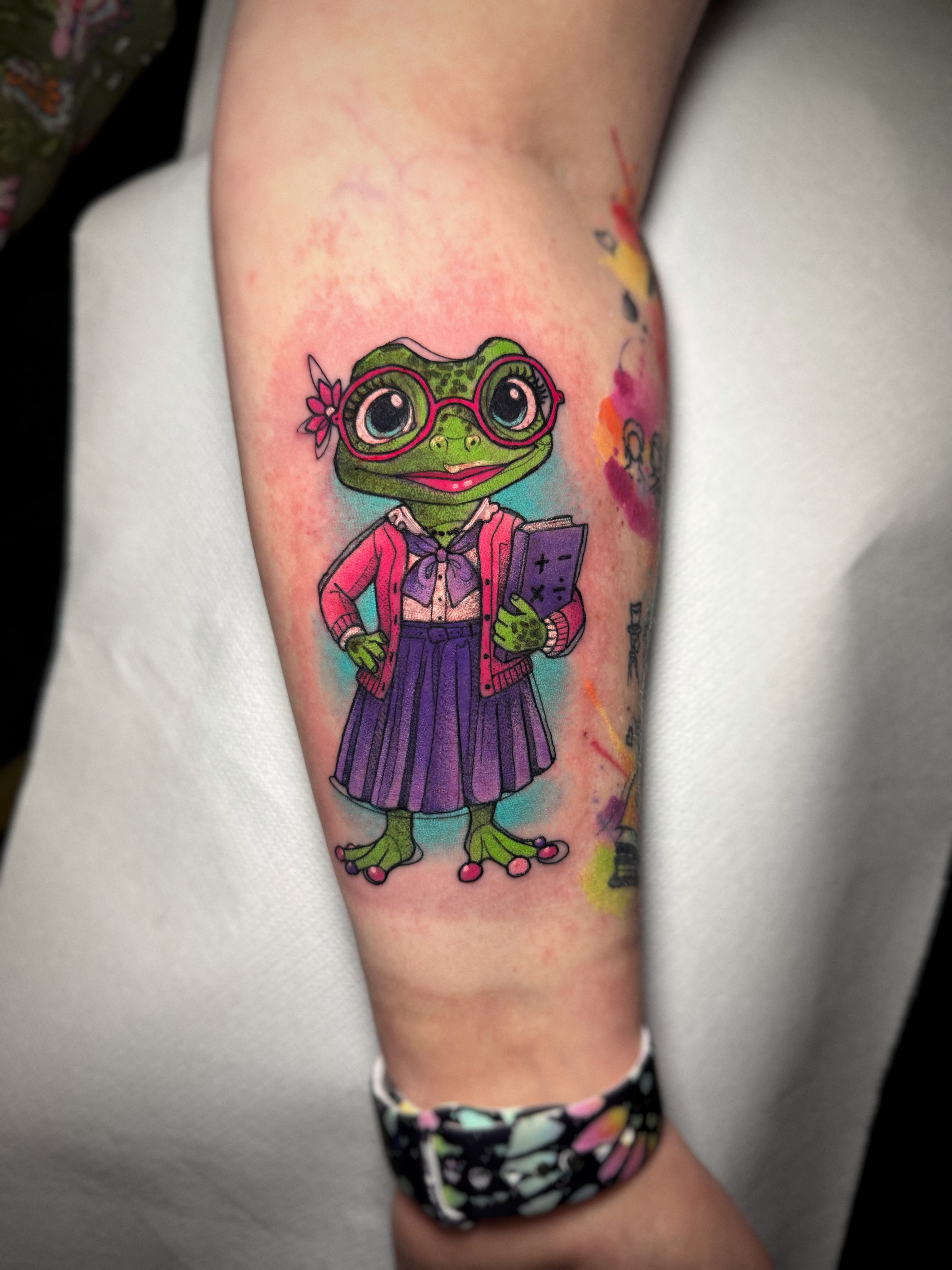 Tattoo by @martapoisontattoo โ watercolor, illustrative