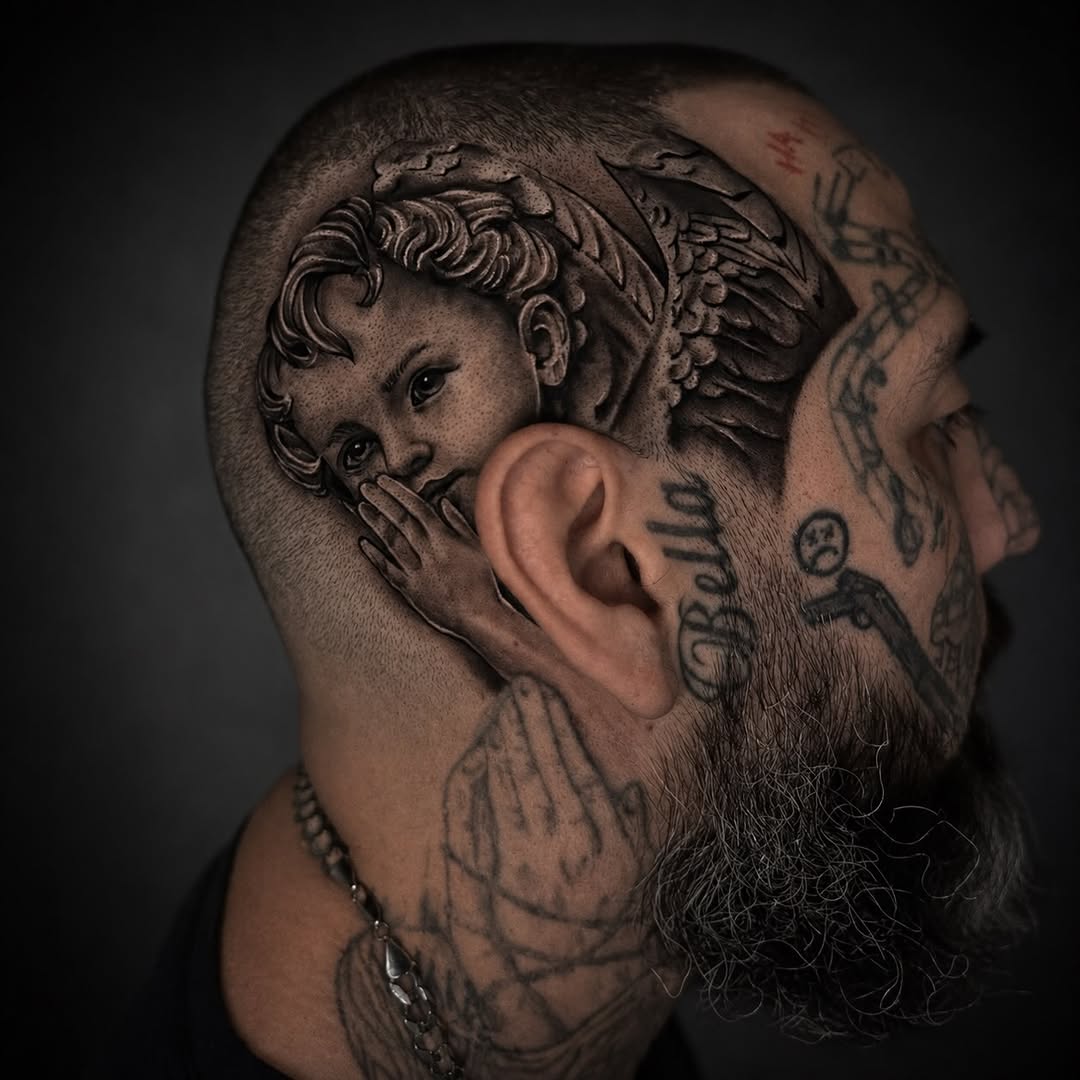 Tattoo by @chico_tx04 — realism, black_and_grey