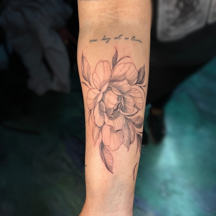 Tattoo by @inkbydonv β fine_line, black_and_grey