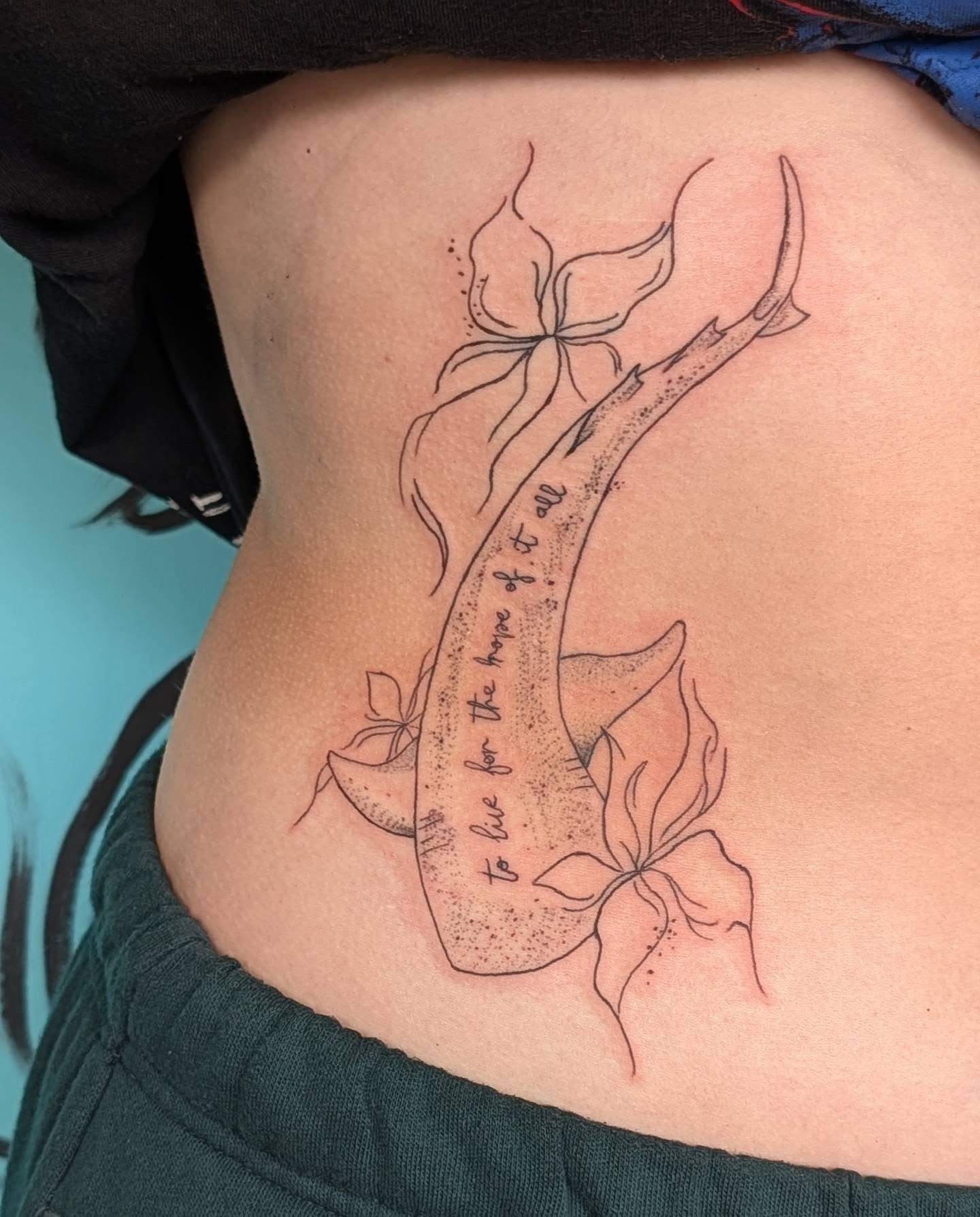 Tattoo by @_punkroctopus — dotwork, black_and_grey