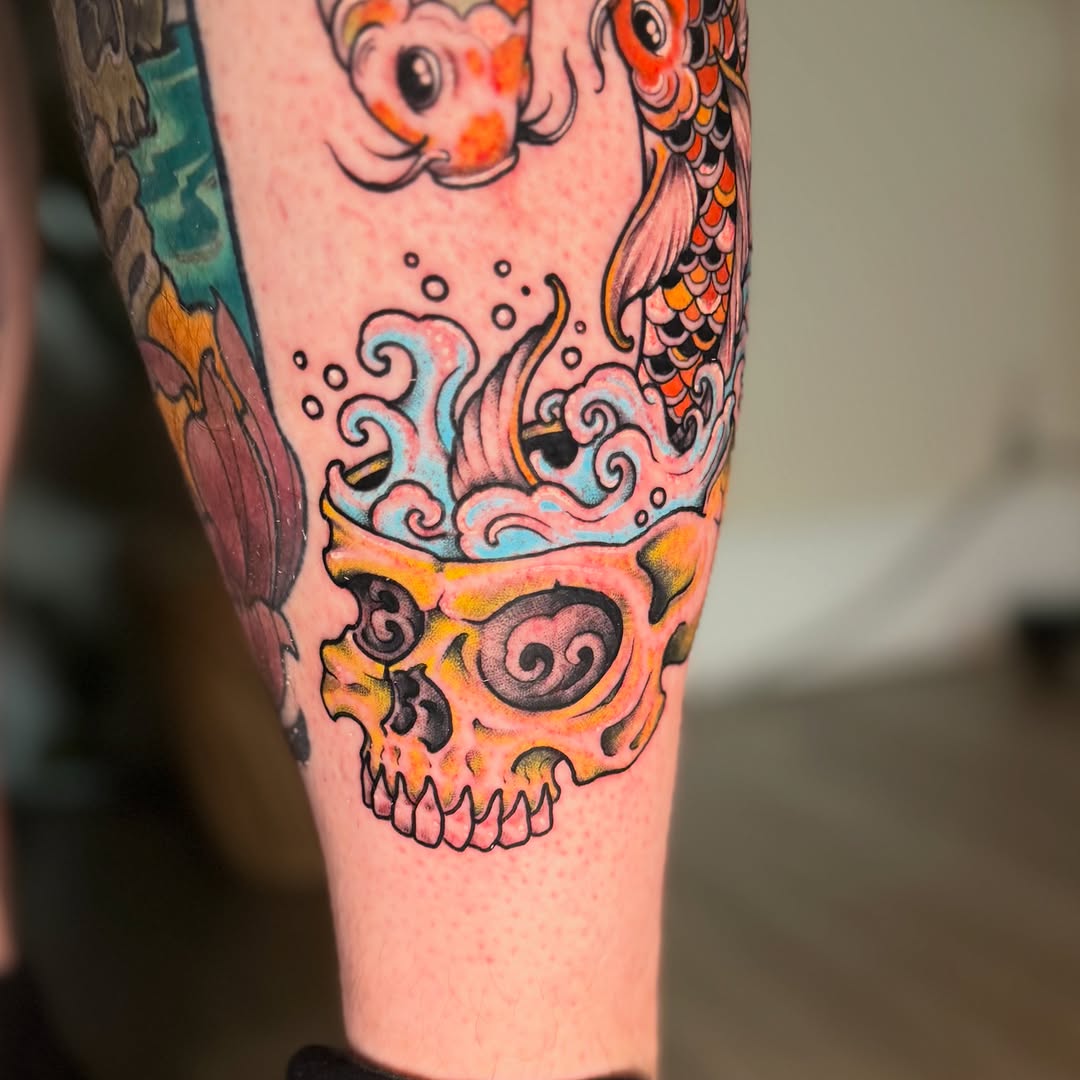 Tattoo by @chiahtattoos — japanese_irezumi, new_school