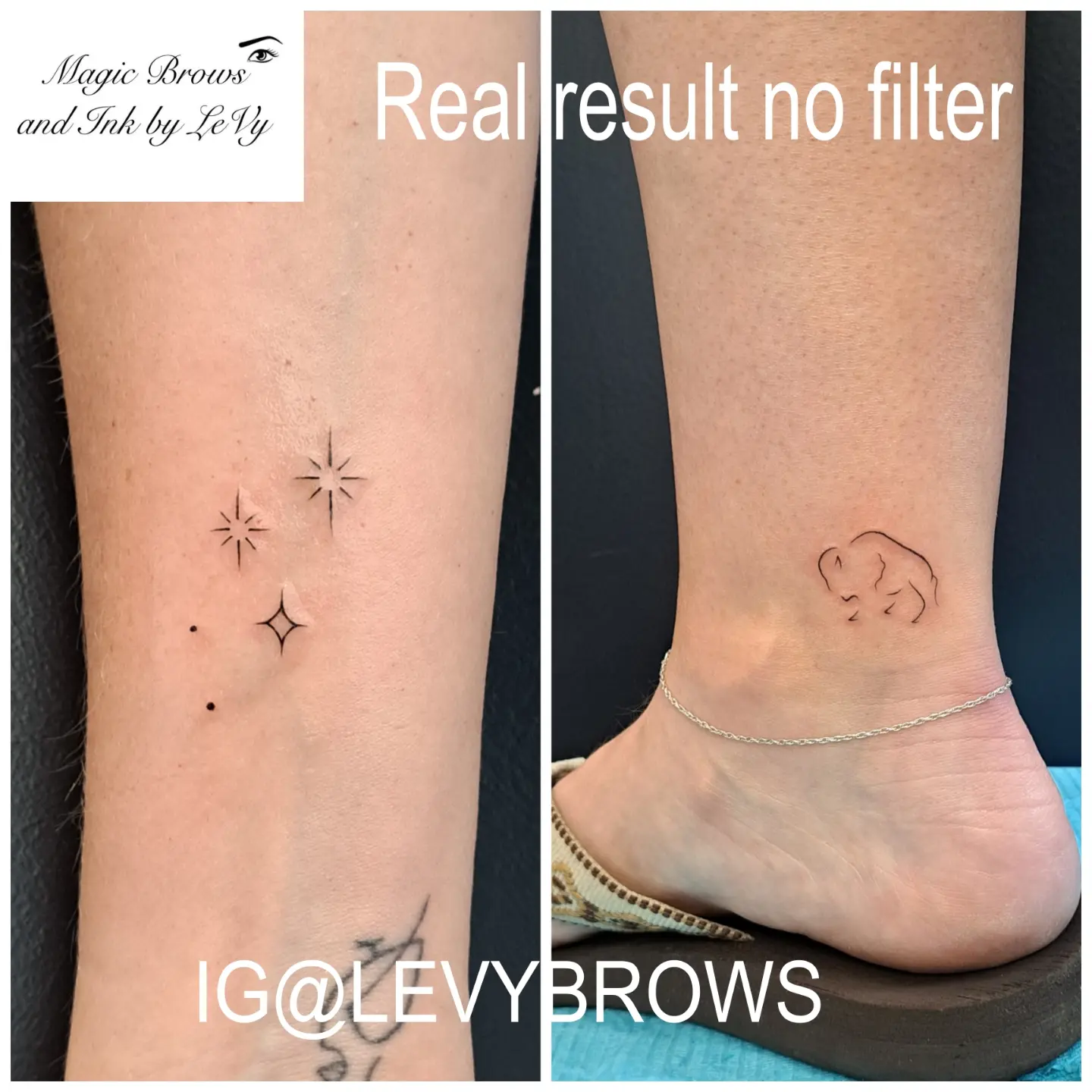 Tattoo by @levybrows — dotwork
