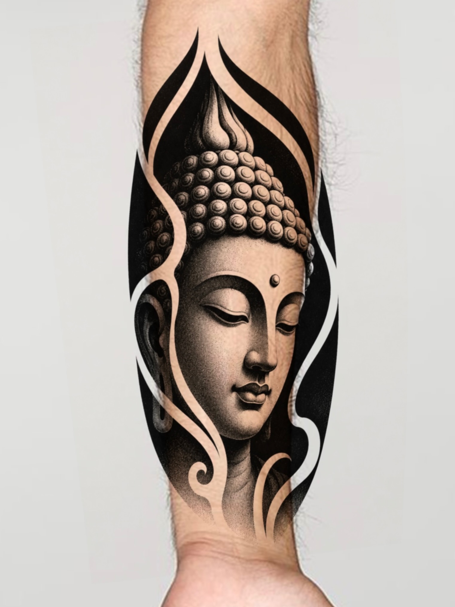 Tattoo by @sebastianinkk — black_and_grey, realism