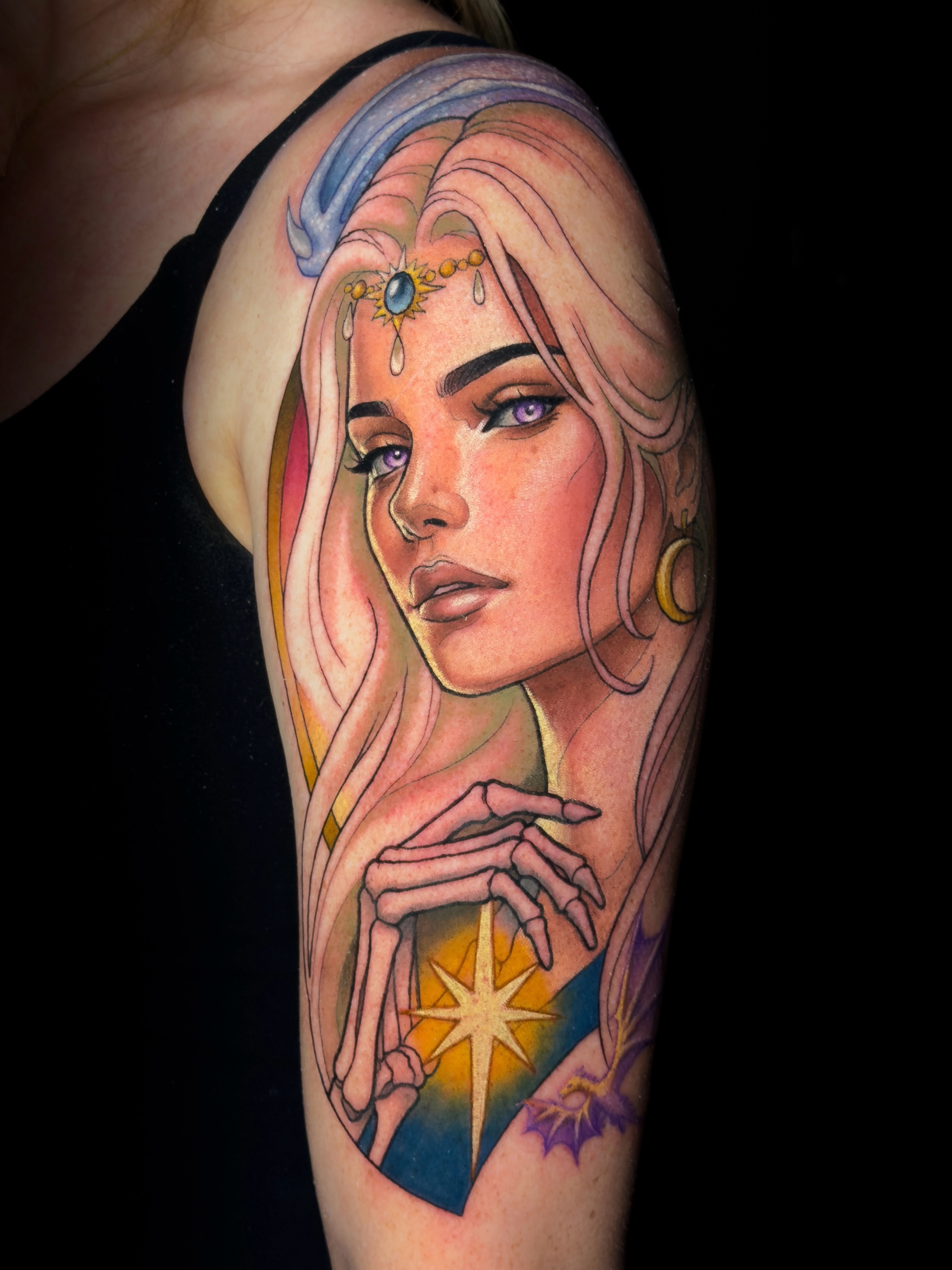 Tattoo by @meeksart — illustrative, realism