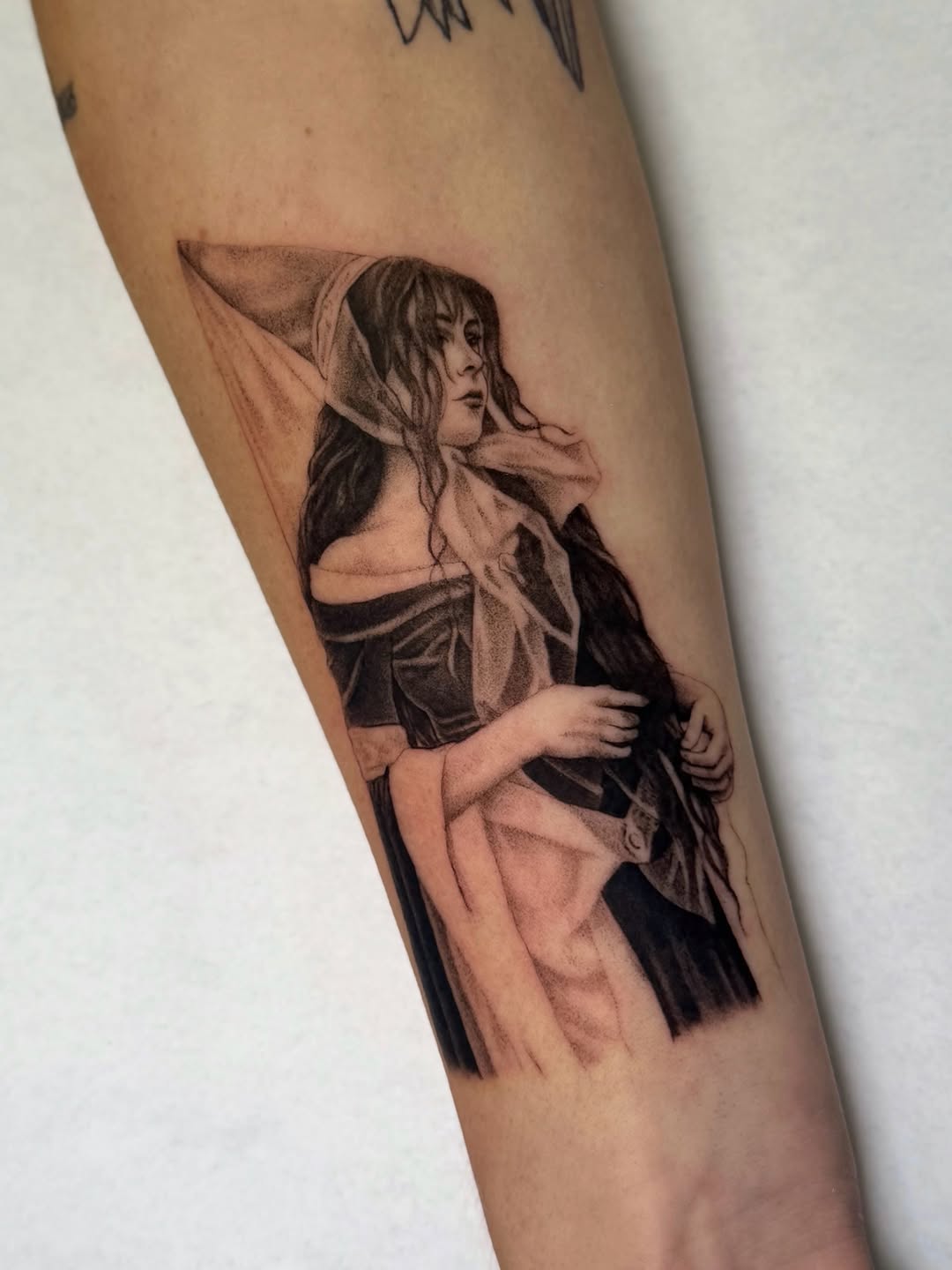 Tattoo by @ilovebluestattoos โ realism, black_and_grey