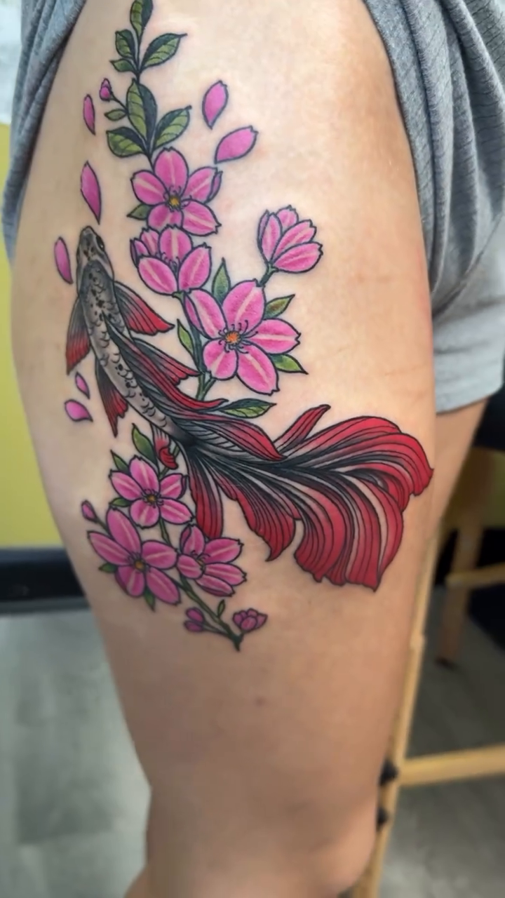 Tattoo by @derekcillaartwork — japanese_irezumi, neo_traditional